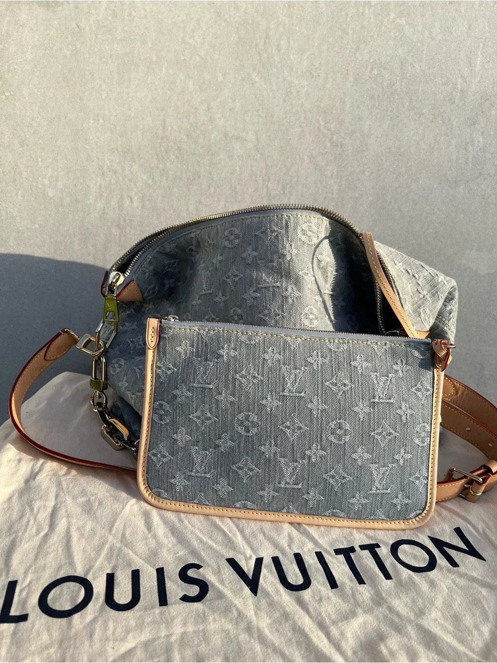 Louis Vuitton Coussin Hobo Denim